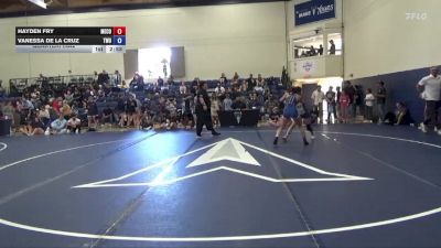 117 lbs Quarterfinal - Hayden Fry, Menlo College vs Vanessa De La Cruz, Texas Wesleyan