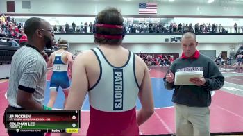 157 lbs Semis & 3rd Wb (16 Team) - JP Pickren, Mt. Pisgah Christian School vs Coleman Lee, Trion