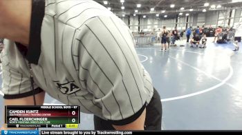 97 lbs 1st Place Match - Cael Floerchinger, North Montana Wrestling Club vs Camden Kuntz, Southern Idaho Training Center