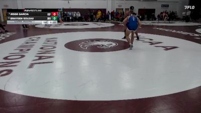 285 lbs Cons. Round 1 - Jesse Garcia, Sioux Falls vs Brayden Soleau, Johnson & Wales