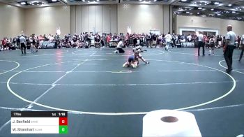 77 lbs Quarterfinal - Jonathan Bexfield, Sanderson Wr Acd vs Weston Shamhart, Klamath Basin Warriors