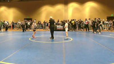 70 lbs Cons. Semis - Louis Milgrim, Vougar Honors Wrestling vs Chase Boyer, Hutchy Hammers