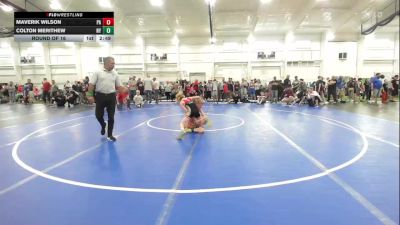 S-90 lbs Round Of 16 - Maverik Wilson, PA vs Colton Merithew, NY