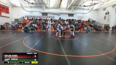 190C Round 1 - Taylor Tatro, Park / Sweet Grass Co vs Kasey Jordan, Lovell