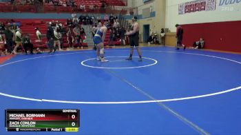 285 lbs Semifinal - Zach Conlon, Dubuque Hempstead vs Michael Bormann, Wahlert, Dubuque