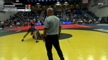 184 lbs Champ. Round 2 - Oscar Bosket, Pahrump Trojans vs Mathias Collins, Menlo (Calif.)