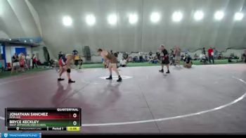 185 lbs Quarterfinal - Jonathan Sanchez, Moeller vs Bryce Keckley, West Jefferson High School