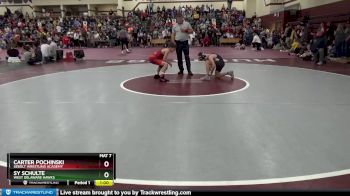 J-13 lbs Cons. Round 1 - Sy Schulte, West Delaware Hawks vs Carter Pochinski, Sebolt Wrestling Academy