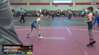 65 lbs Quarterfinal - Barrett Rohrer, Northside Takedown Wrestling C vs Emerson Rodriguez, Buckhorn Youth Wrestling