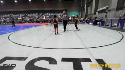 75 lbs Round Of 16 - Alvaro Ramos, Corning Sharks vs Bentley Churape, Ridge Wresting Club