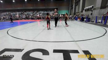 75 lbs Round Of 16 - Alvaro Ramos, Corning Sharks vs Bentley Churape, Ridge Wresting Club