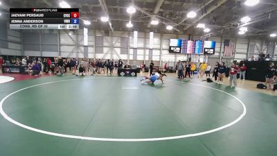 55 kg Cons. Rd Of 32 - Jaevani Persaud, Community Youth Center - Concord Campus Wrestling vs Jenna Anderson, Vision Wrestling