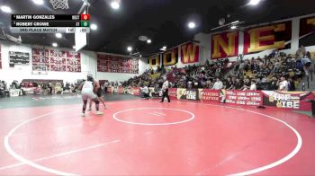 285 lbs 3rd Place Match - Martin Gonzales, Western vs Robert Crowe, South Torrance