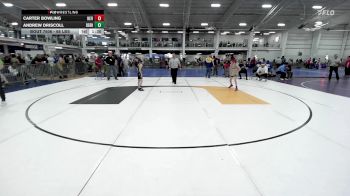68 lbs Semifinal - Carter Bowling, Refinery WC vs Andrew Driscoll, Dedham