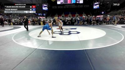 126 lbs Cons. Sub-quarters - Julian (Gullien) Holguin, CA vs Calan Manley, OK
