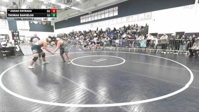 285 lbs Cons. Round 5 - Thomas Banuelos, Sonora (La Habra) vs Joziah Estrada, Yucaipa
