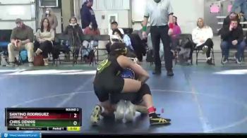 110 lbs Round 2 (4 Team) - Chris Dennis, PA Alliance Red vs Santino Rodriguez, Scorpions