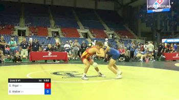 113 lbs Cons 8 #1 - Dante Rigal, New York vs Devon Weber, Kansas