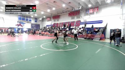 150 lbs Round 3 - Isaac Hernandez, ASG vs Roberto Collazo, ASG