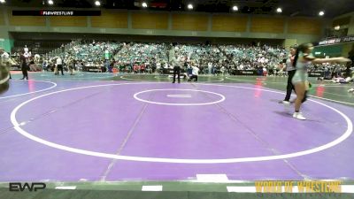 115 lbs Semifinal - Zoey Swartz, 209 Wrestling Academy vs Harper Eldred, Grizzly Wrestling Club