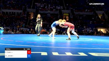 106 lbs Final - Faith Cole, Missouri vs Alexis Janiak, Illinois