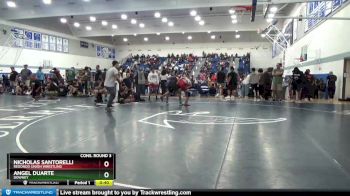 132 lbs Cons. Round 3 - Nicholas Santorelli, Redondo Union Wrestling vs Angel Duarte, Downey