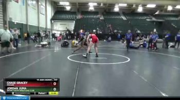 157 lbs Cons. Semi - Chase Gracey, Mullen vs Jordan Juma, Bryan Youth Wrestling Club