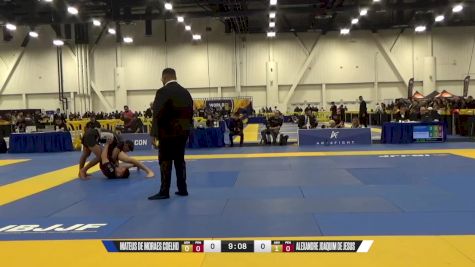 Alexandre Joaquim De Jesus vs Mateus De Moraes Coelho 2024 World IBJJF Jiu-Jitsu No-Gi Championship