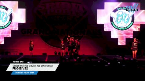 Cheer-tastics Crush All Star Cheer - Fugitives [2025 L1.1 Youth - PREP Day 1] 2025 Spirit Sports Grand Nationals