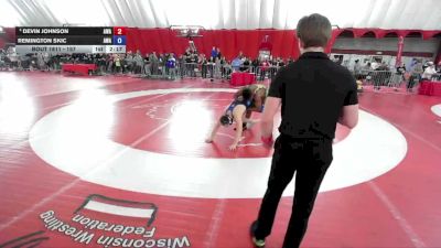 157 lbs Quarterfinal - Devin Johnson, Askren Wrestling Academy vs Remington Skic, Askren Wrestling Academy