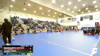 126 lbs Quarterfinal - Mason Barros-Santiago, North Torrance vs Garrett Berry, Alta Loma HS