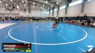 110 lbs Quarterfinal - Tkyuh Salazar, Wesley Club Wrestling vs Mariam Garay, Texas Elite Wrestling Club