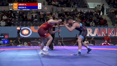 86 kg Quarterfinal - Akhmed Aibuev, FRA vs Osman Gocen, TUR