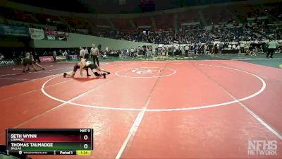 5A-150 lbs Quarterfinal - Thomas Talmadge, Dallas vs Seth Wynn, Lebanon