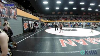 60 lbs Round Of 16 - Brock Villines, Weatherford Youth Wrestling vs Kendall Davis, Tecumseh Youth Wrestling