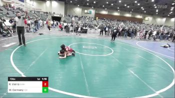 73 lbs Quarterfinal - Roman Vierra, Durham Elite vs Weston Cormany, Top Fuelers WC