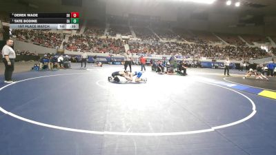 115-D3 1st Place Match - Tate Bodine, Safford High School vs Derek Wade, Sahuarita High School