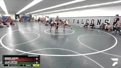 150 lbs Quarterfinal - Sergio Gomez, Monster Garage vs Calen Reyna, Servite High School