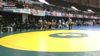 113 lbs Semis & Wb (16 Team) - Colw Woodrum, Mills Godwin vs Christian Parker, Kings Fork