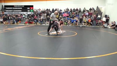 105 lbs Champ. Round 1 - Parker Rasmussen, LMWC vs Beckett Loughren, Immortal Athletics WC