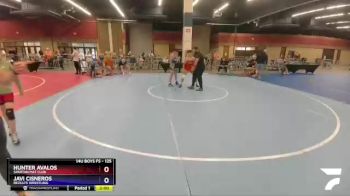 125 lbs Round 2 - Hunter Avalos, Spartan Mat Club vs Javi Cisneros, ReZults Wrestling