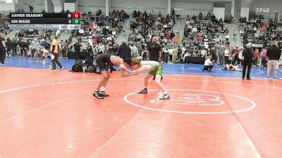 113 lbs 5th Place - Xavier Seabury, NY vs Ian Maize, IA