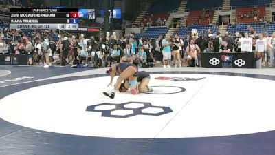 130 lbs Champ. Rd Of 128 - Zuri Mccalpine-Ingram, Georgia vs Kiana Trudell, Idaho