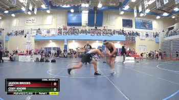 150 lbs Cons. Round 3 - Cody Knorr, Mountain View vs Jaxson Brooks, Rigby