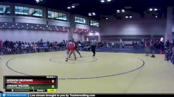 185 lbs Round 4 (10 Team) - Addison Neumann, STL Yellow vs Jordan Wilson, Charlie`s Angels-IL Black