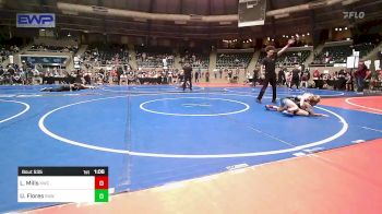 58 lbs Semifinal - Louden Mills, Keystone Wrestling Club vs Uriel Flores, Raw Wrestling Club