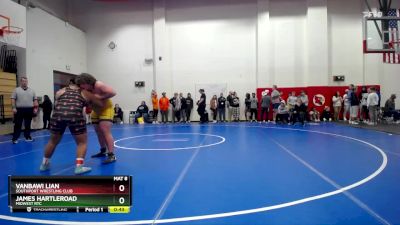 285 lbs Champ. Round 2 - Vanbawi Lian, Southport Wrestling Club vs James Hartleroad, Midwest RTC