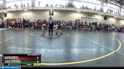 78 lbs Cons. Round 4 - Lucas Kreitz, Reitz Wrestling Club vs Daniel O`Donovan, Rick Larsen Wrestling Club