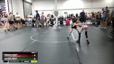 52 lbs Round 2 (6 Team) - Keegan Leddy, U2 Upstate Uprising 2.0 vs Kayden Healy, New England Gold