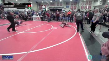 64 lbs Consi Of 4 - Elijah Matlock, Sallisaw Takedown Club vs Caleb Johannesen, Collinsville Cardinal Youth Wrestling
